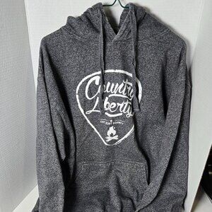 Country Liberty Grey Hoodie